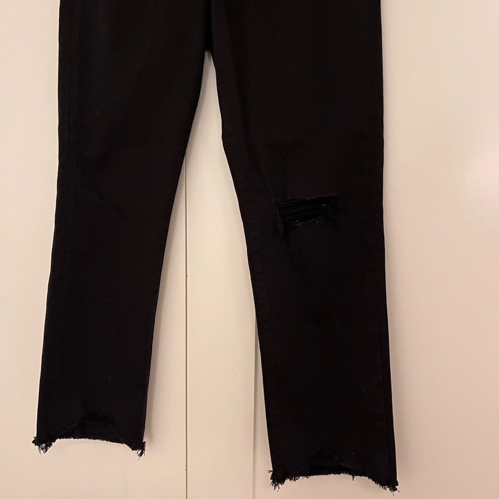 Levi’s High Rise Distressed Straight Jean - Picture 3 of 4